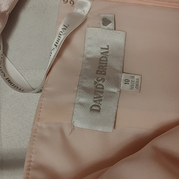 DAVIDS BRIDAL Petal Dress Size 10 - Picture 9 of 11